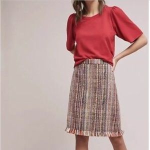 ANTHROPOLOGIE Tweed Skirt